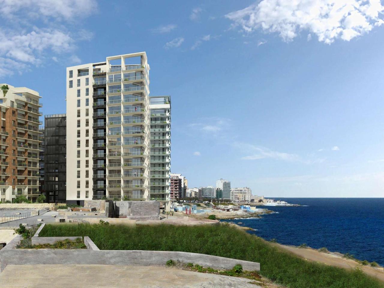 Luxury Apt With Side Seaviews And Pool, Best Location Sliema Bagian luar foto